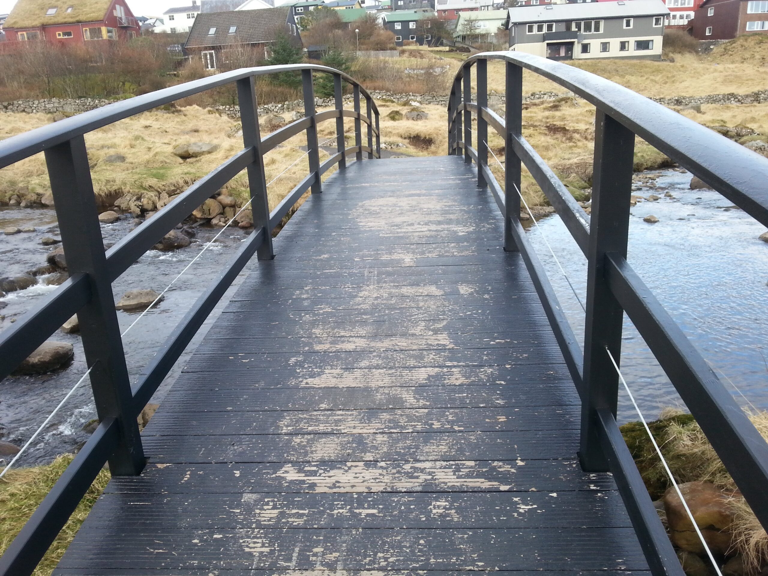 A bridge at Torshavn, Faroese islands