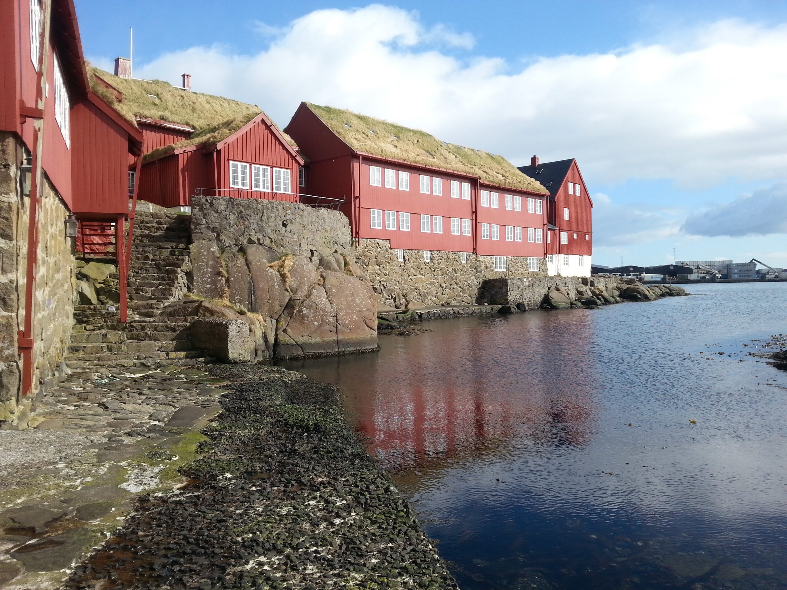 Red houses by Torshavn