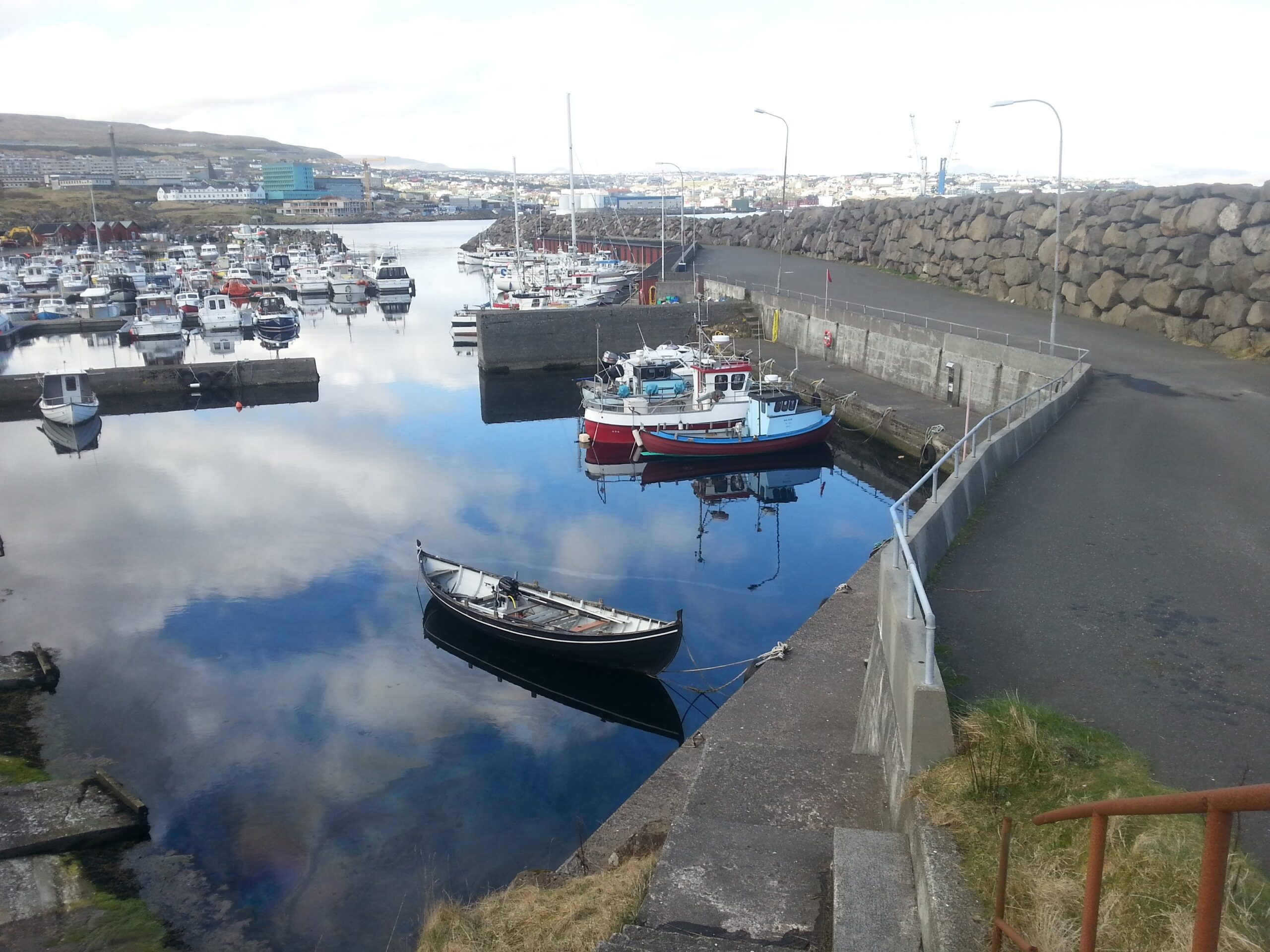 A harbour at Faroese islands