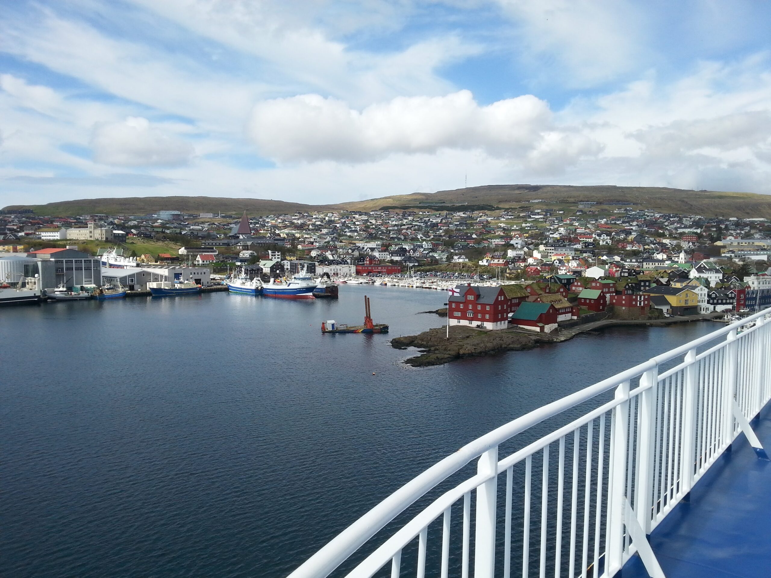 Torshavn at Faroese islands